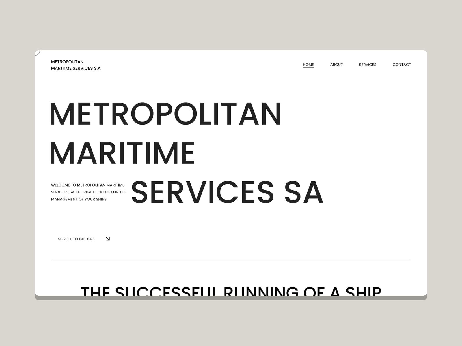 The Metropolitan MSSA home page